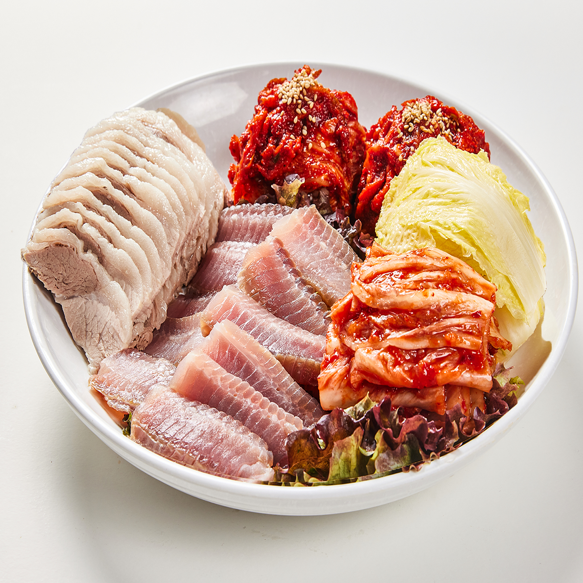 中 홍어삼합