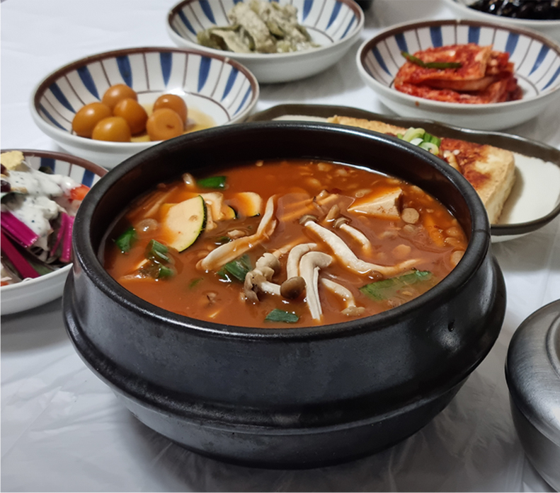 청국장찌개 백반