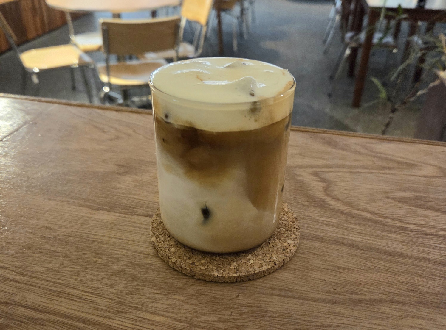 메이플소금크림라떼