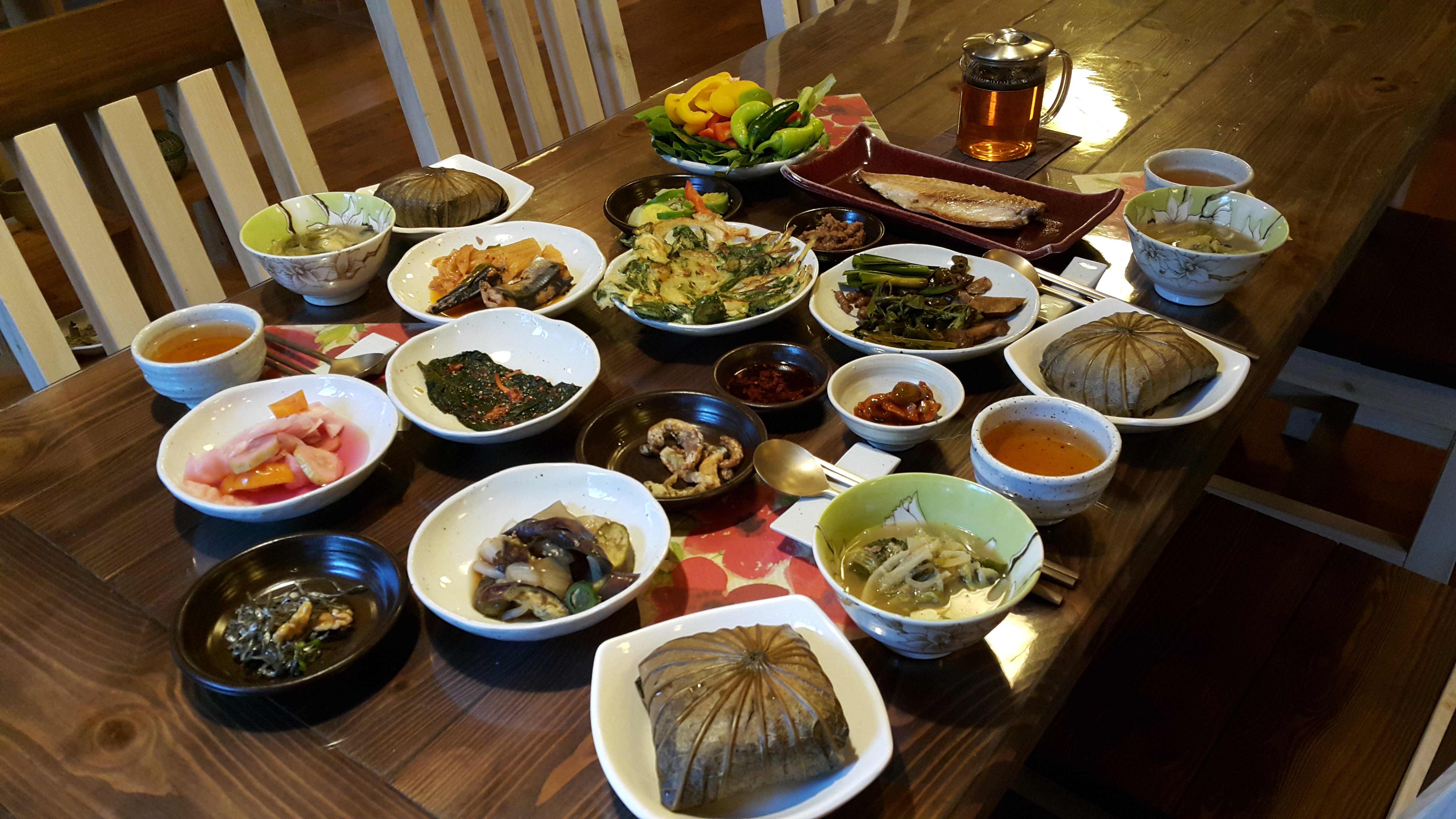 연잎 밥상