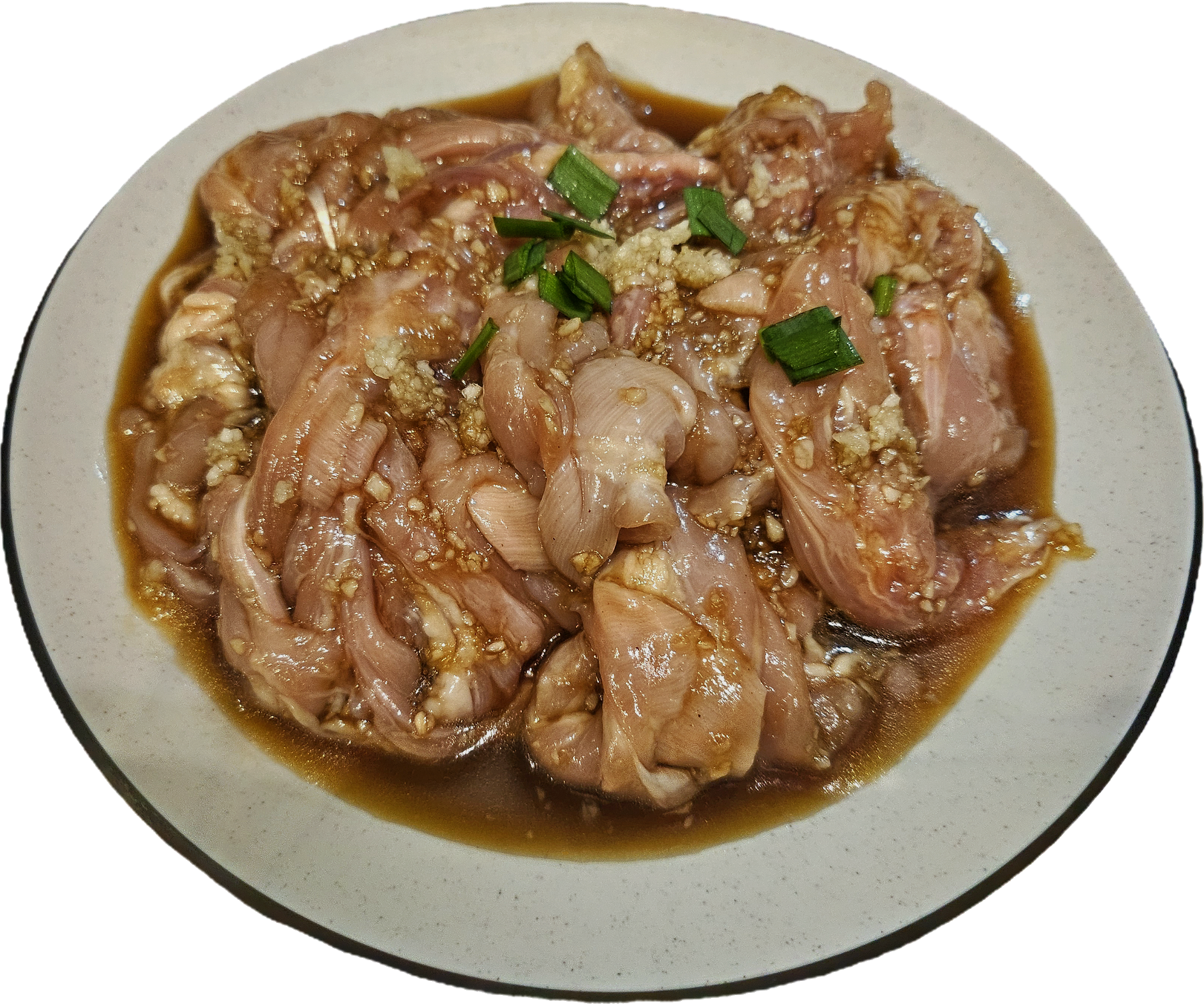 숯불닭목살구이(간장/매콤)
