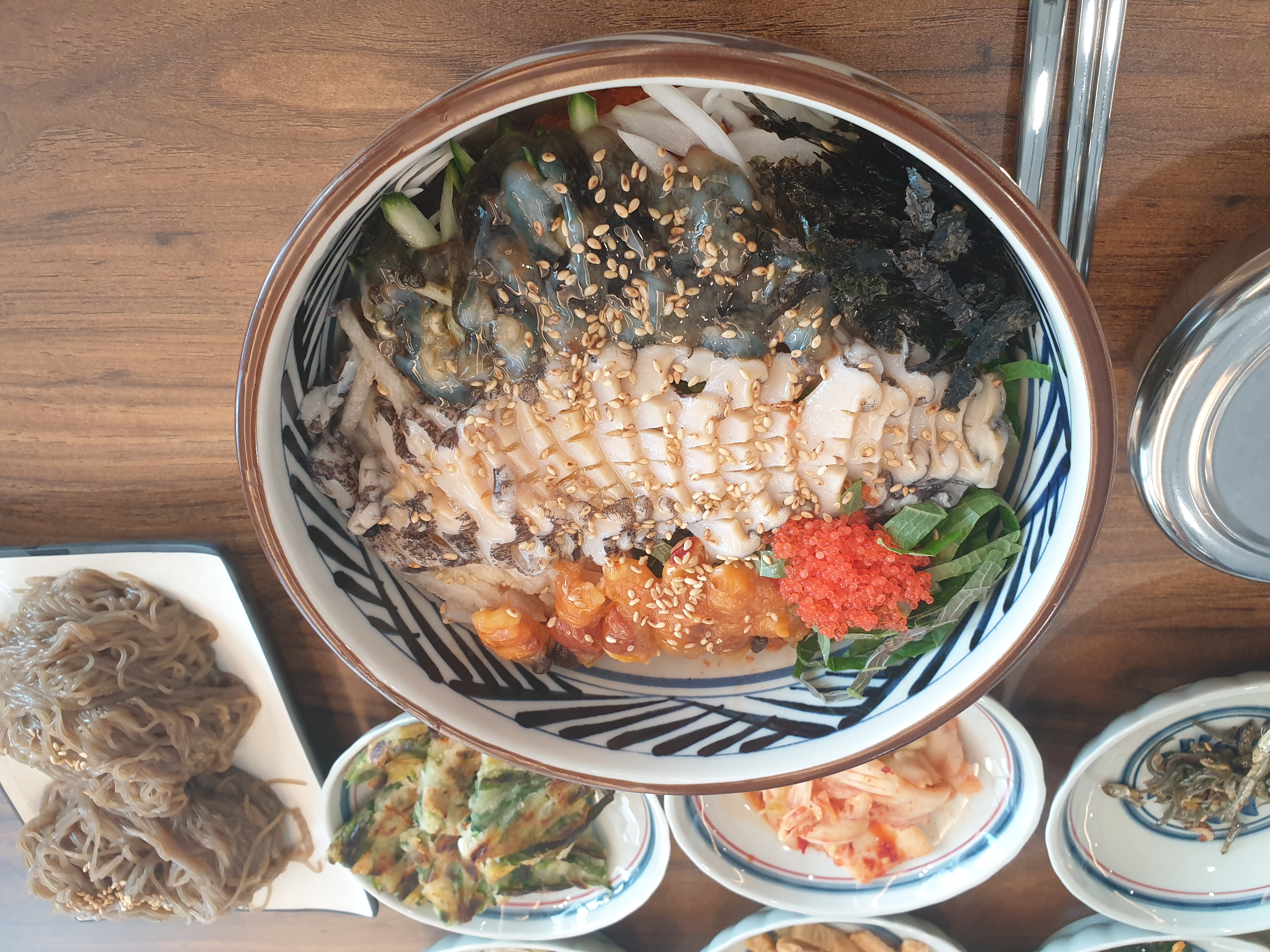 전복물회