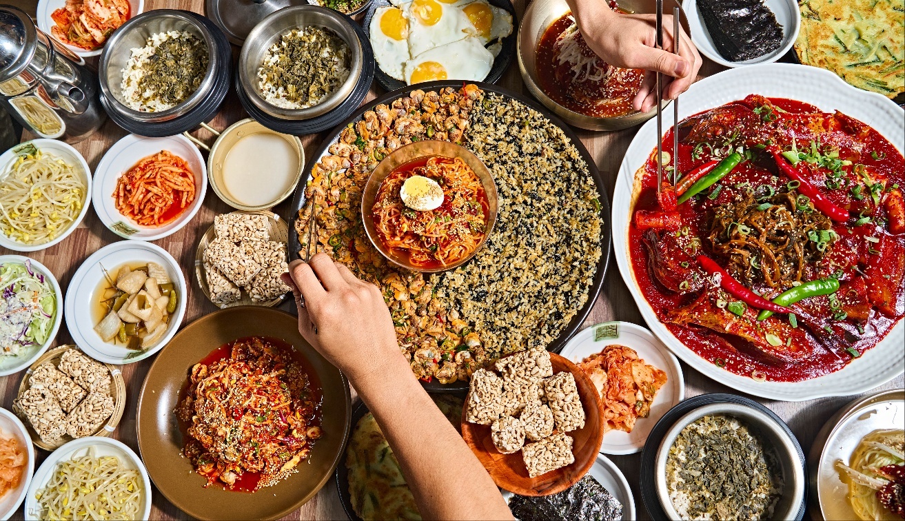 쟁반꼬막비빔밥(2인)