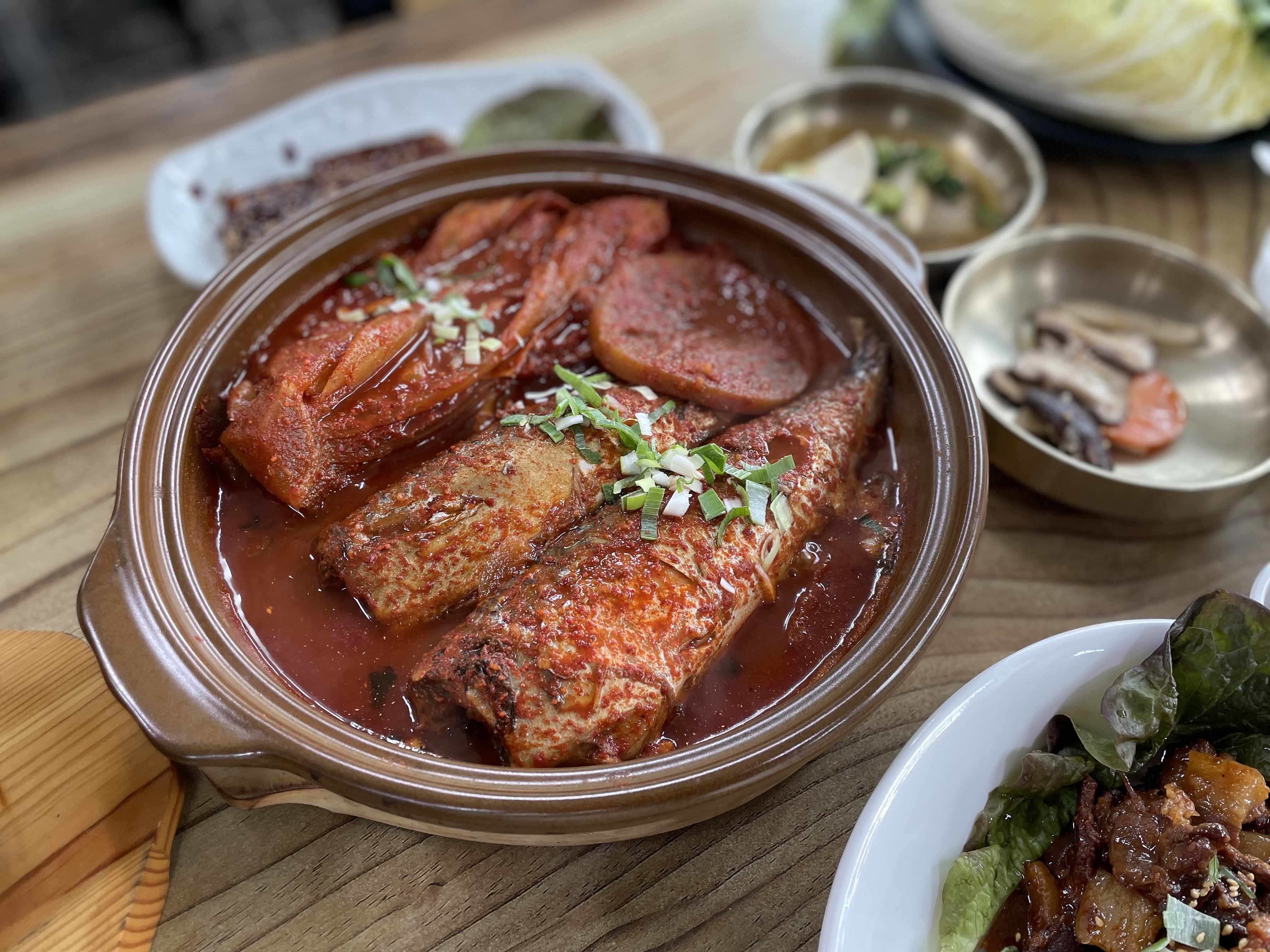 떡갈비 묵은지 고등어쌈밥 정식(1인분)