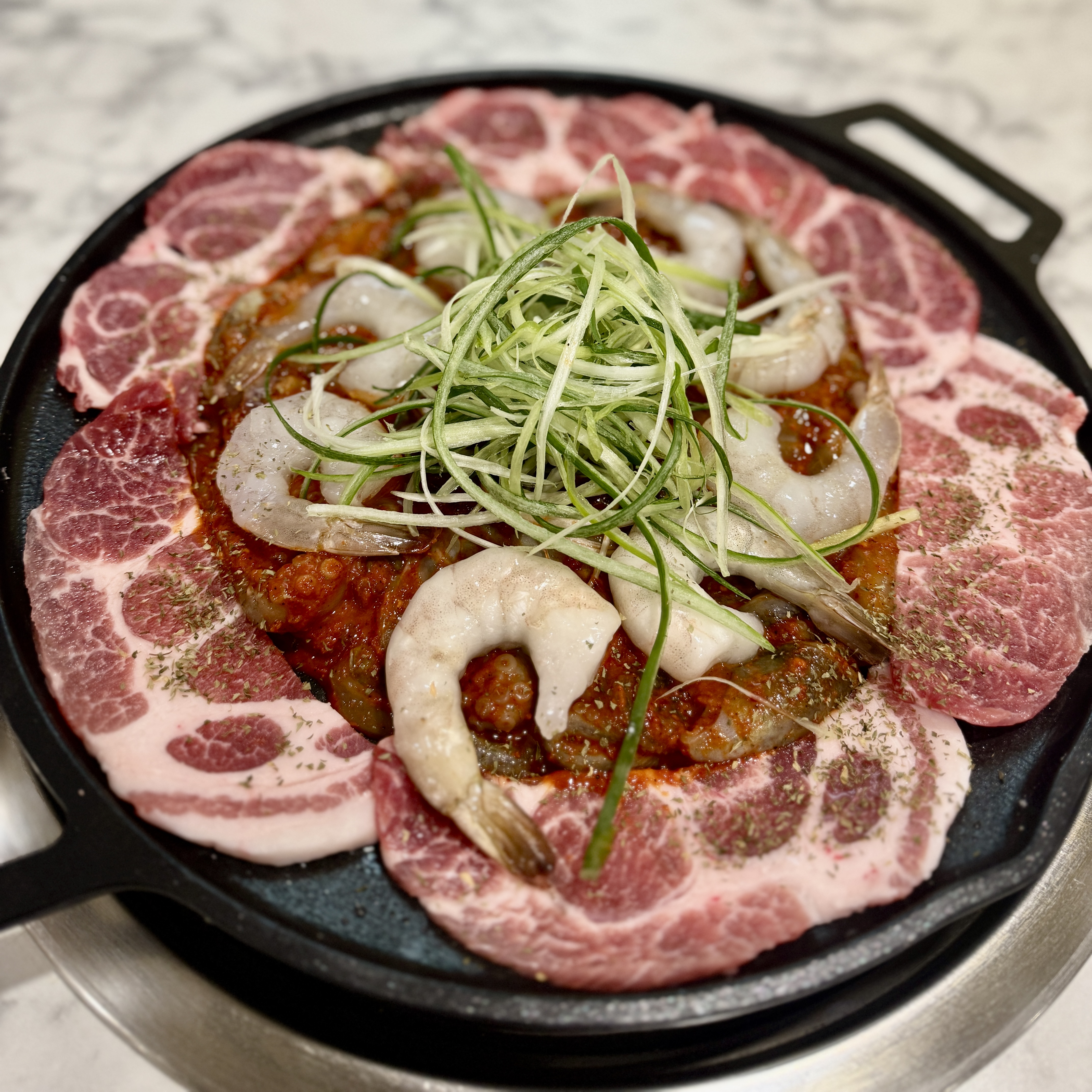국내산 꽃 목살 사리