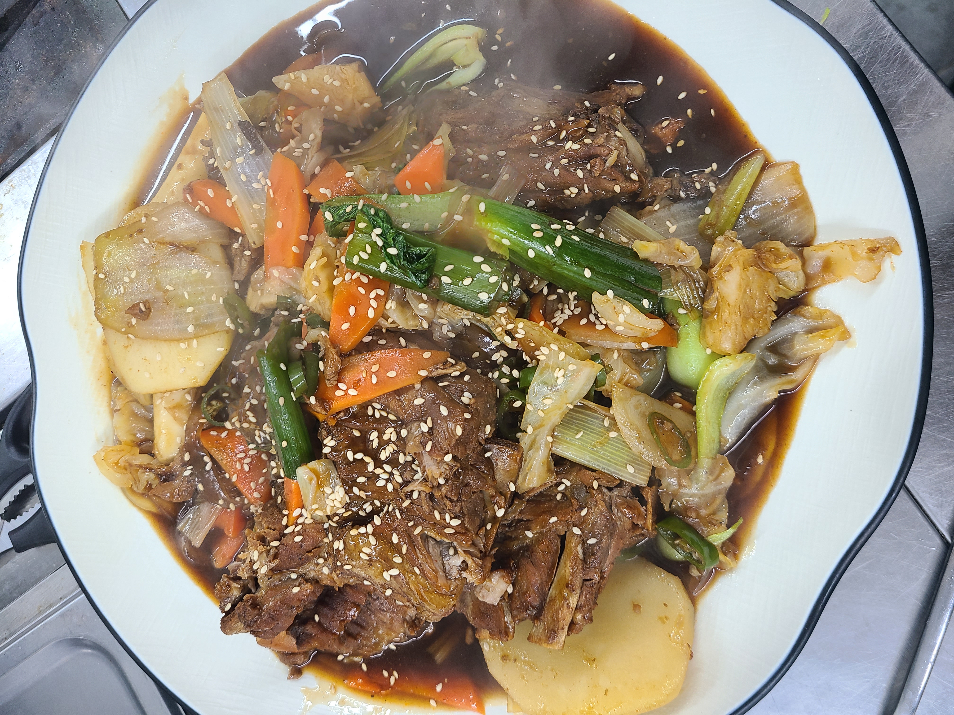 간장뼈찜