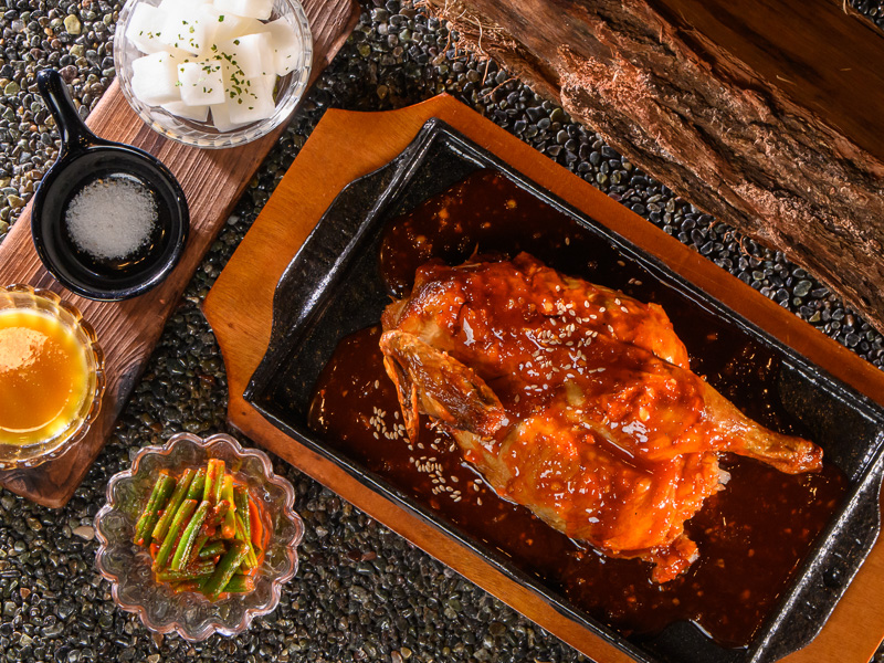 양념통닭(반마리)