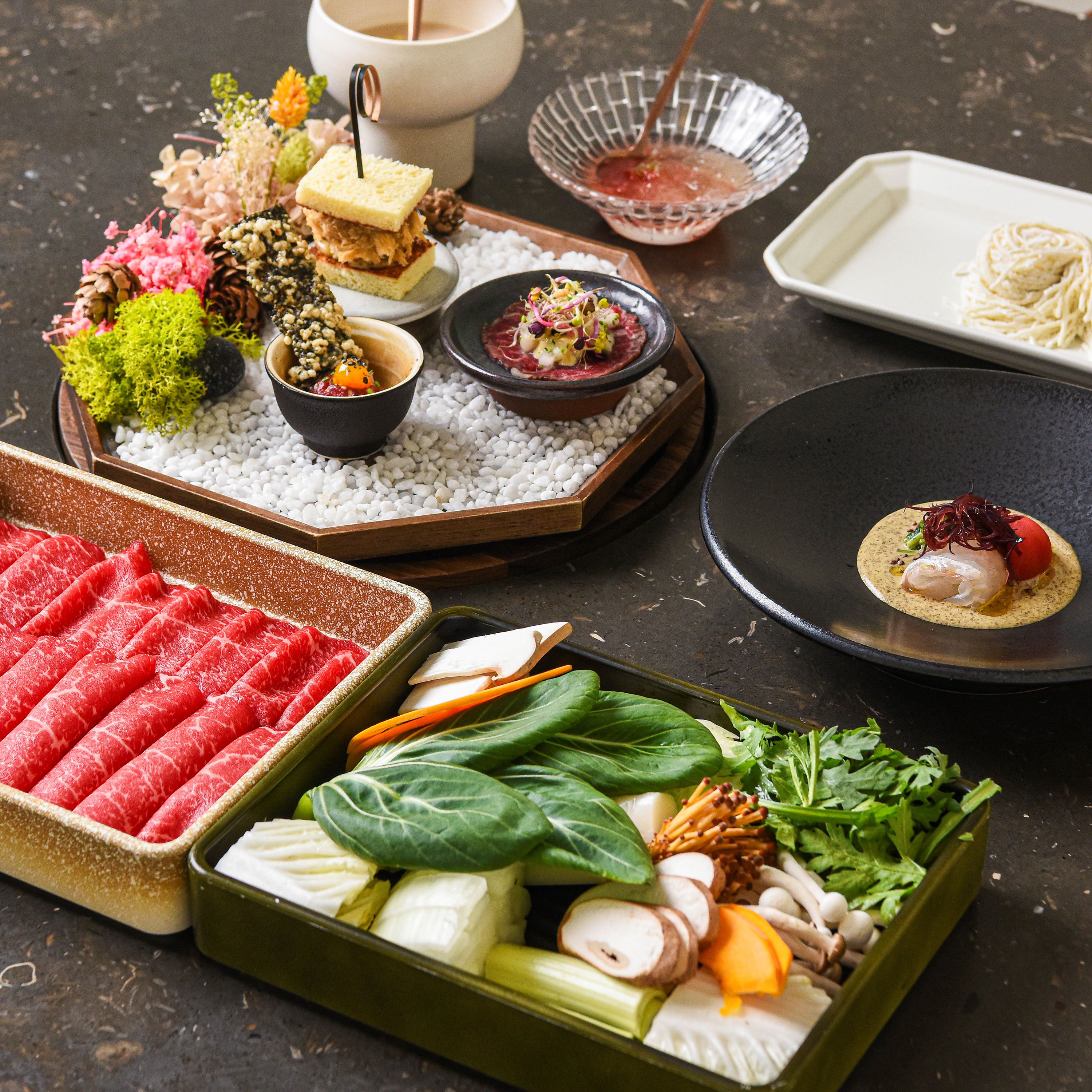 한우샤브샤브스페셜코스 (90g)