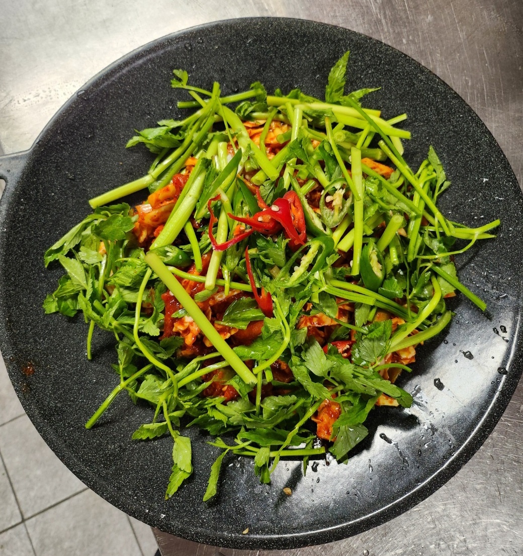 미나리 철판제육(2인)