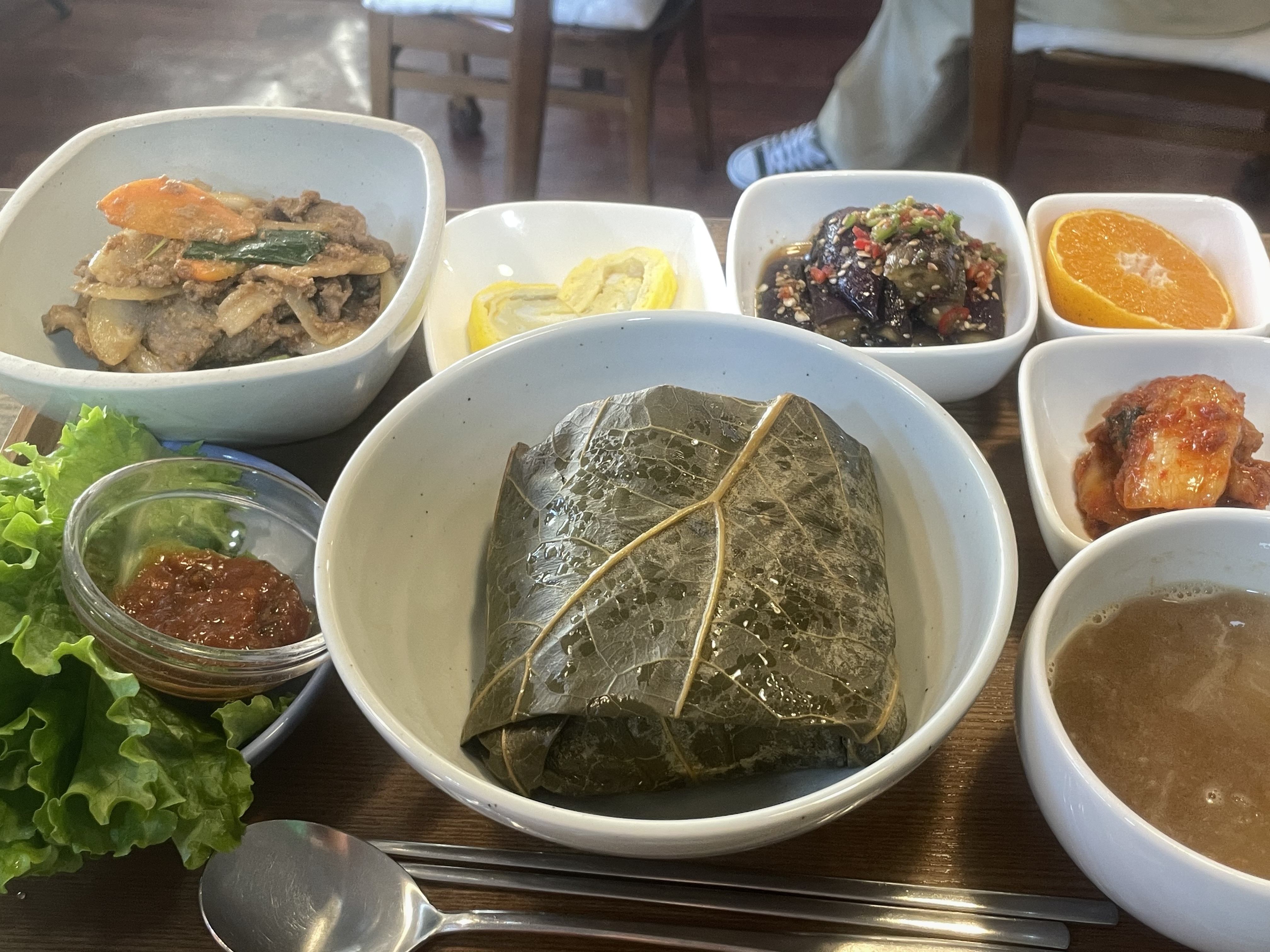 연잎밥정식