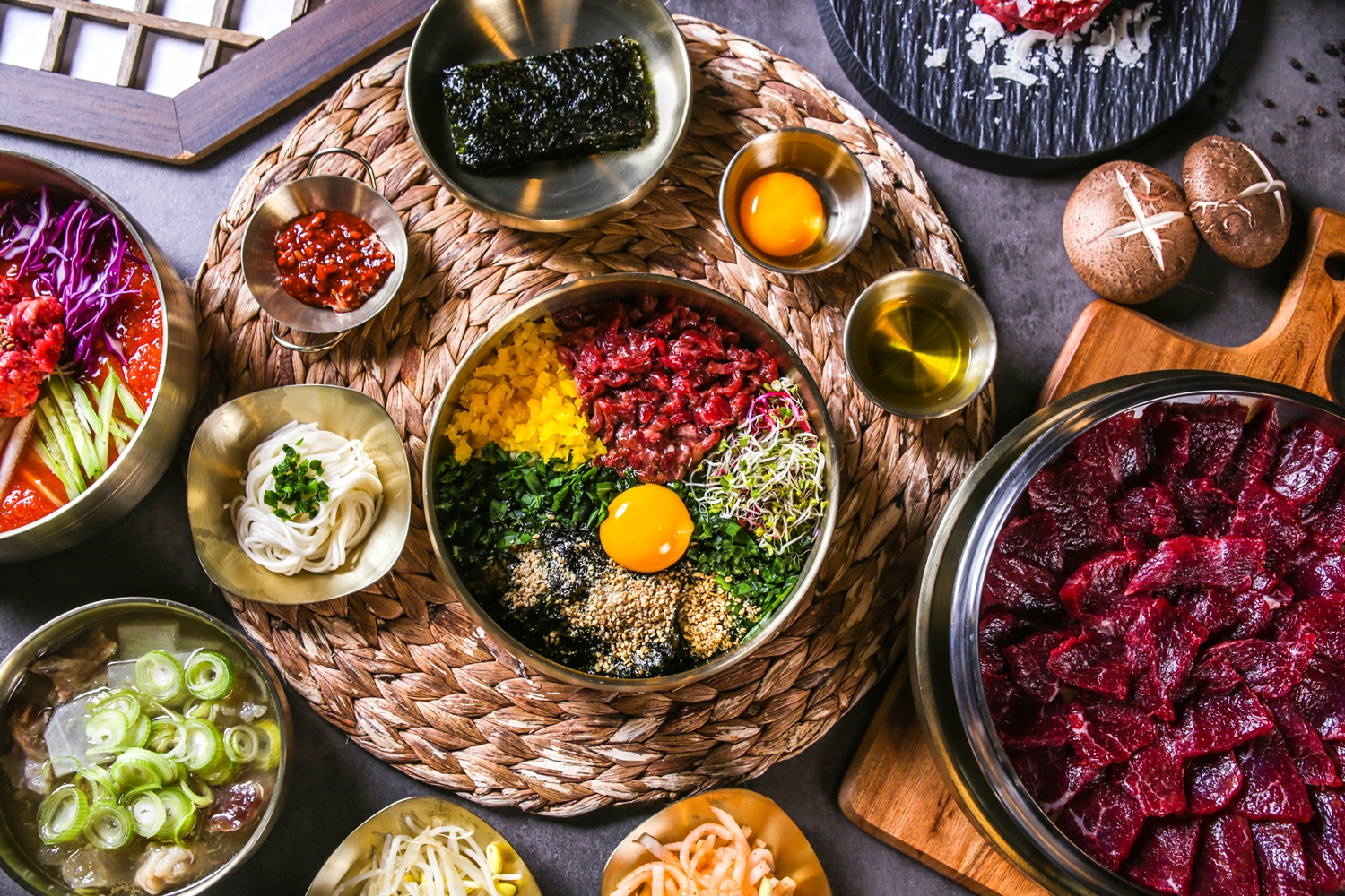 바른집 한우 들기름 육회비빔밥(기본)