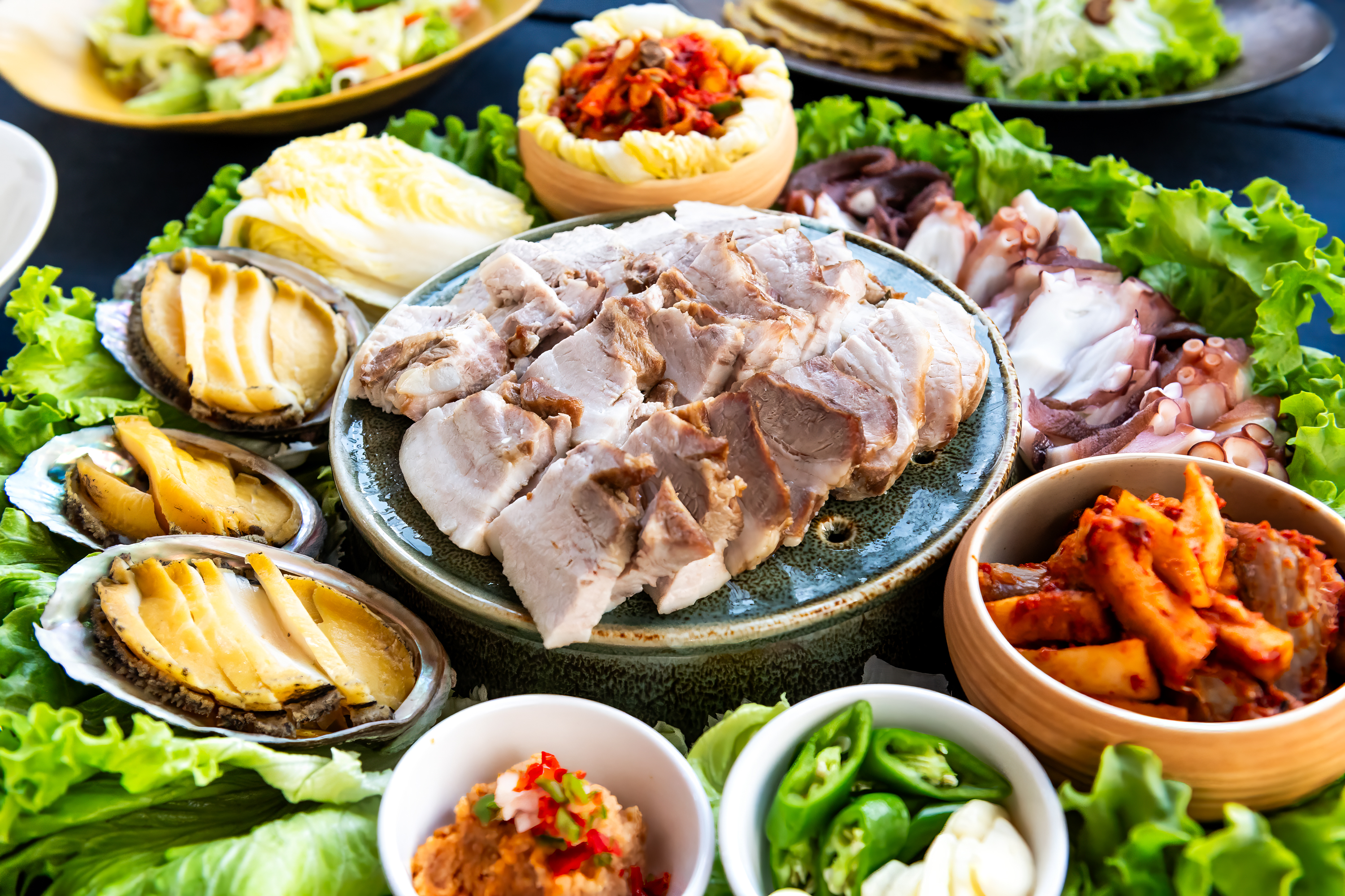 왕애지 한상차림