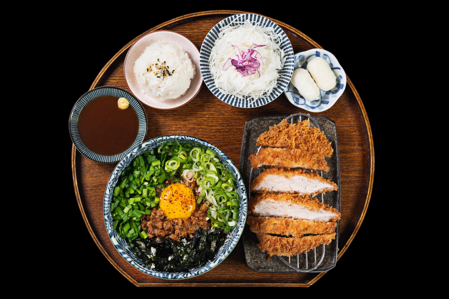 마제소바+돈카츠