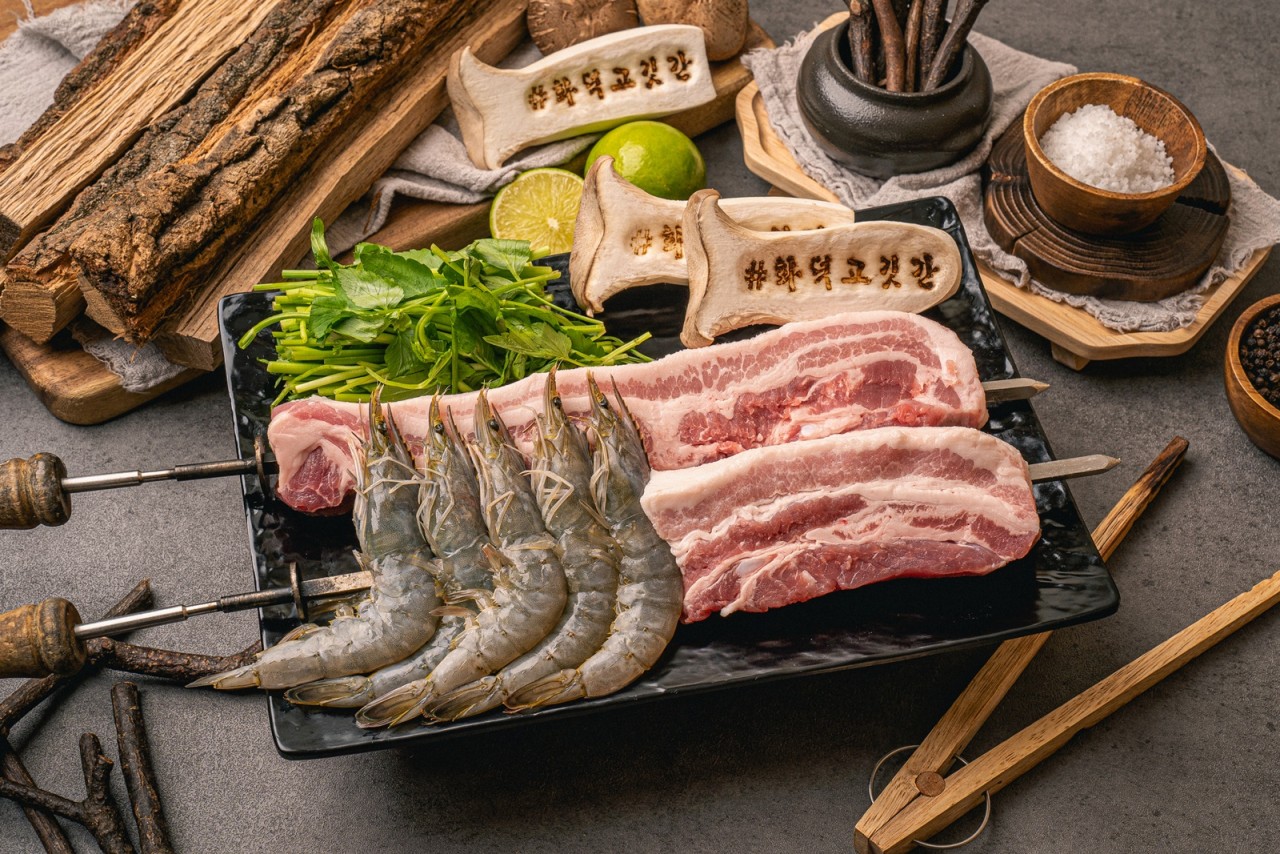 화덕고깃간 교차세트(540g) 2인분