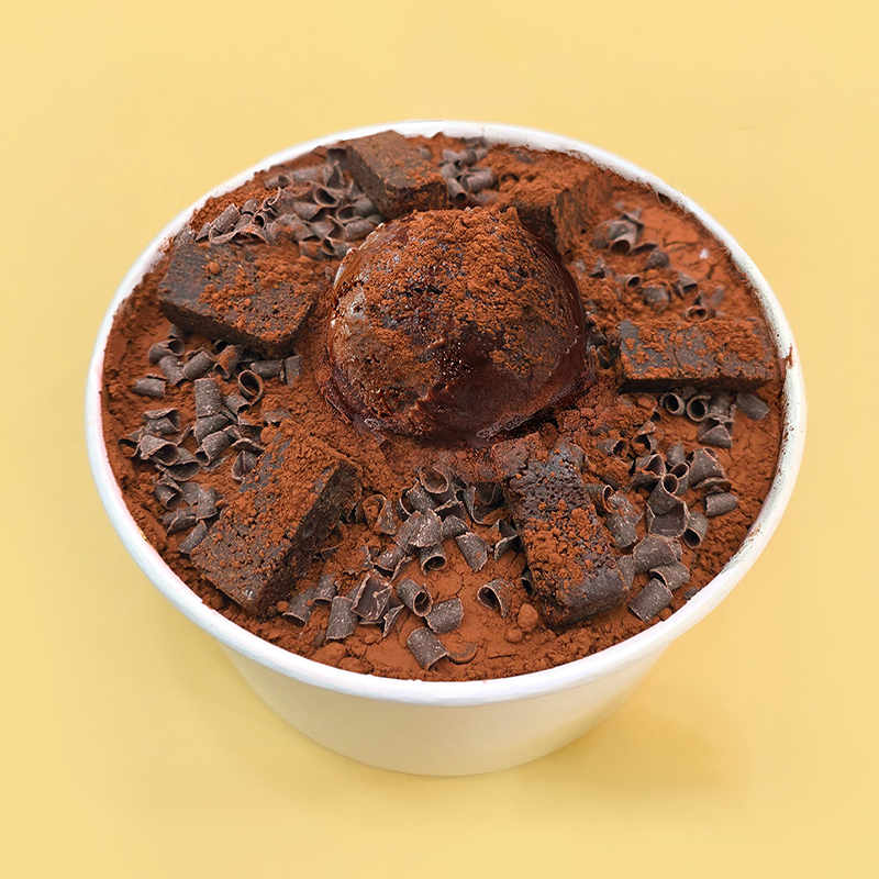 딥다크 초코 빙수