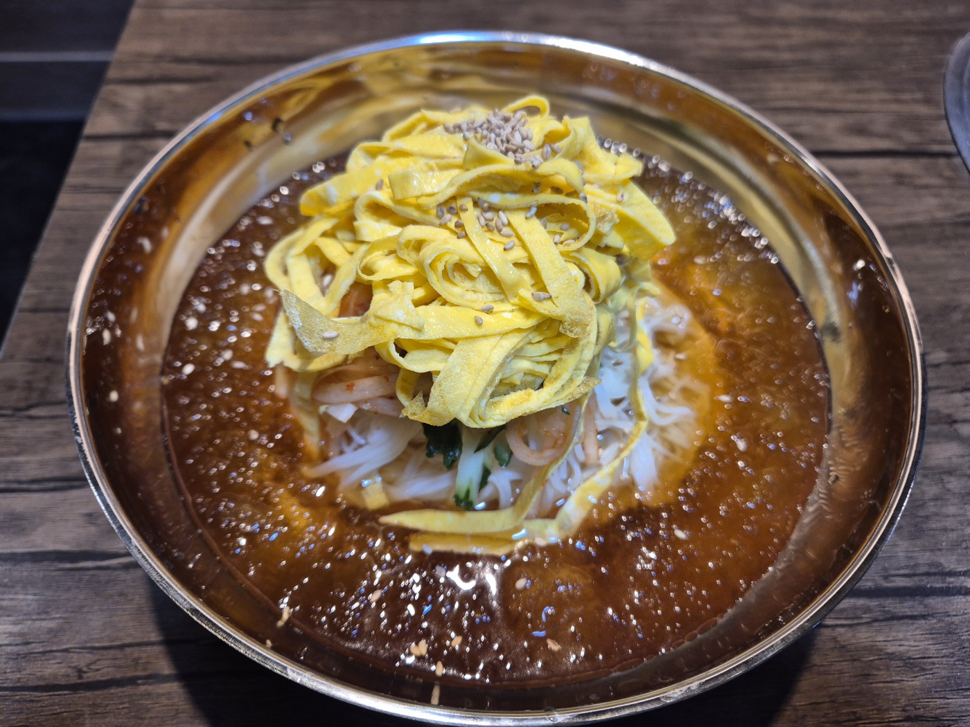 계란밀면
