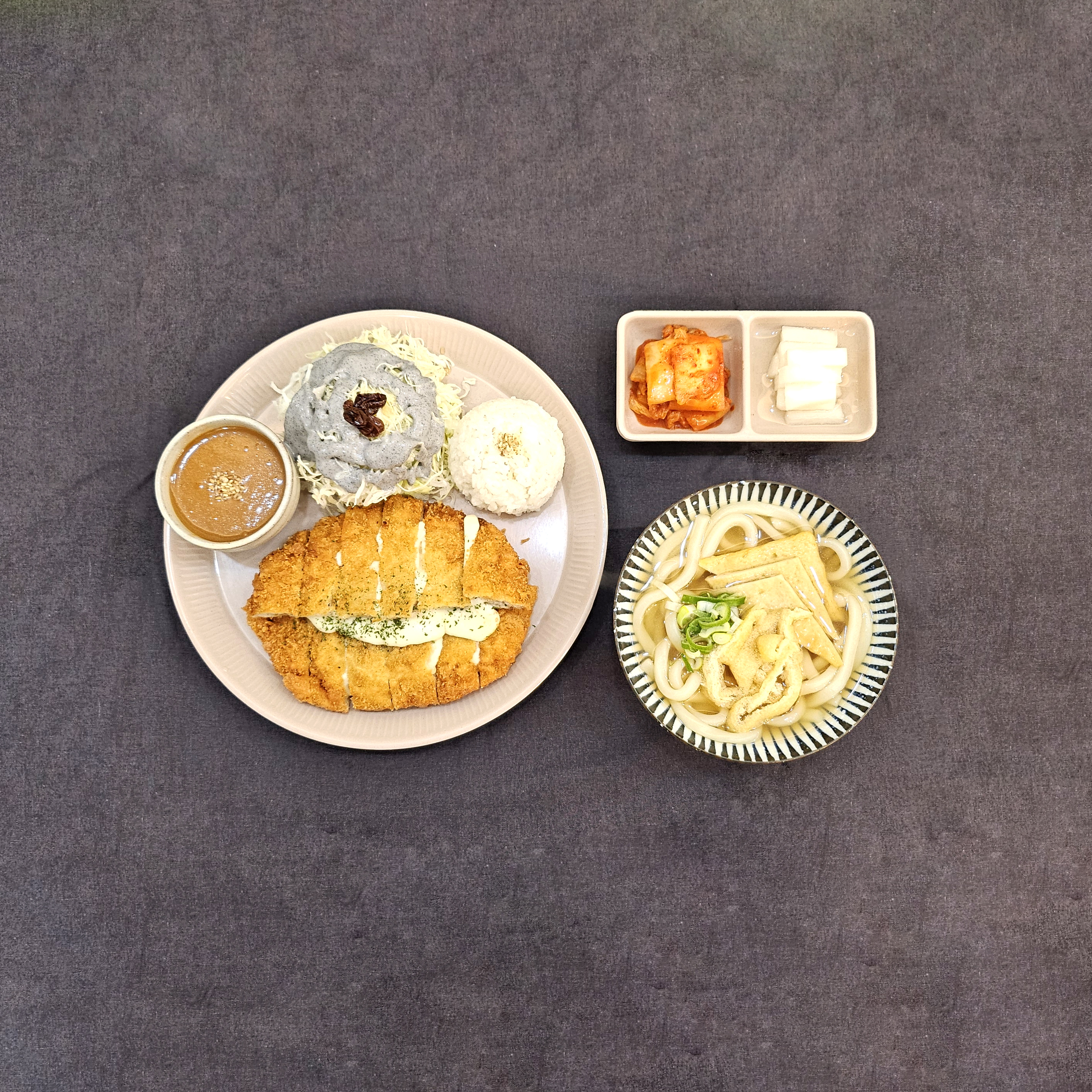 치즈돈까스우동정식
