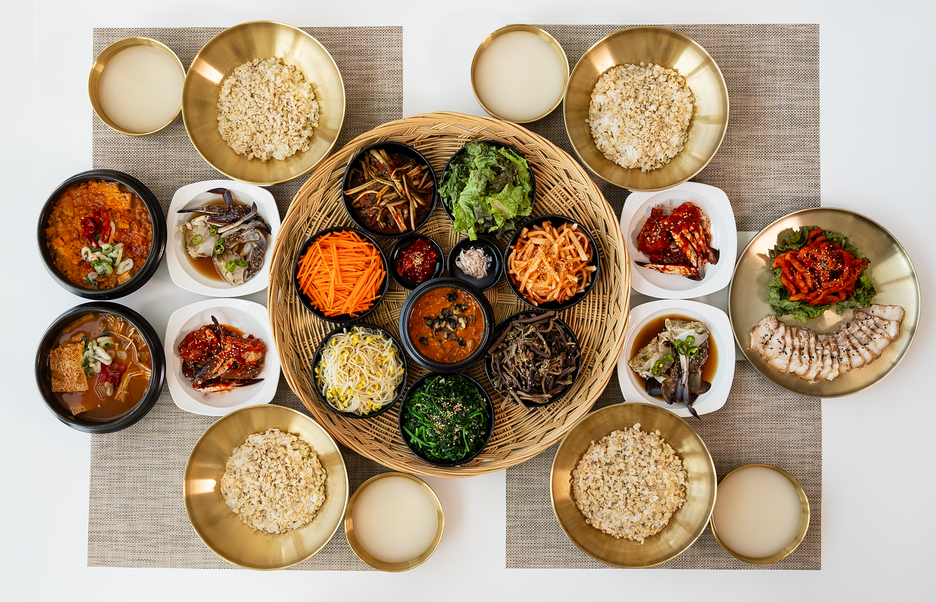 연평도꽃게탕보리밥정식