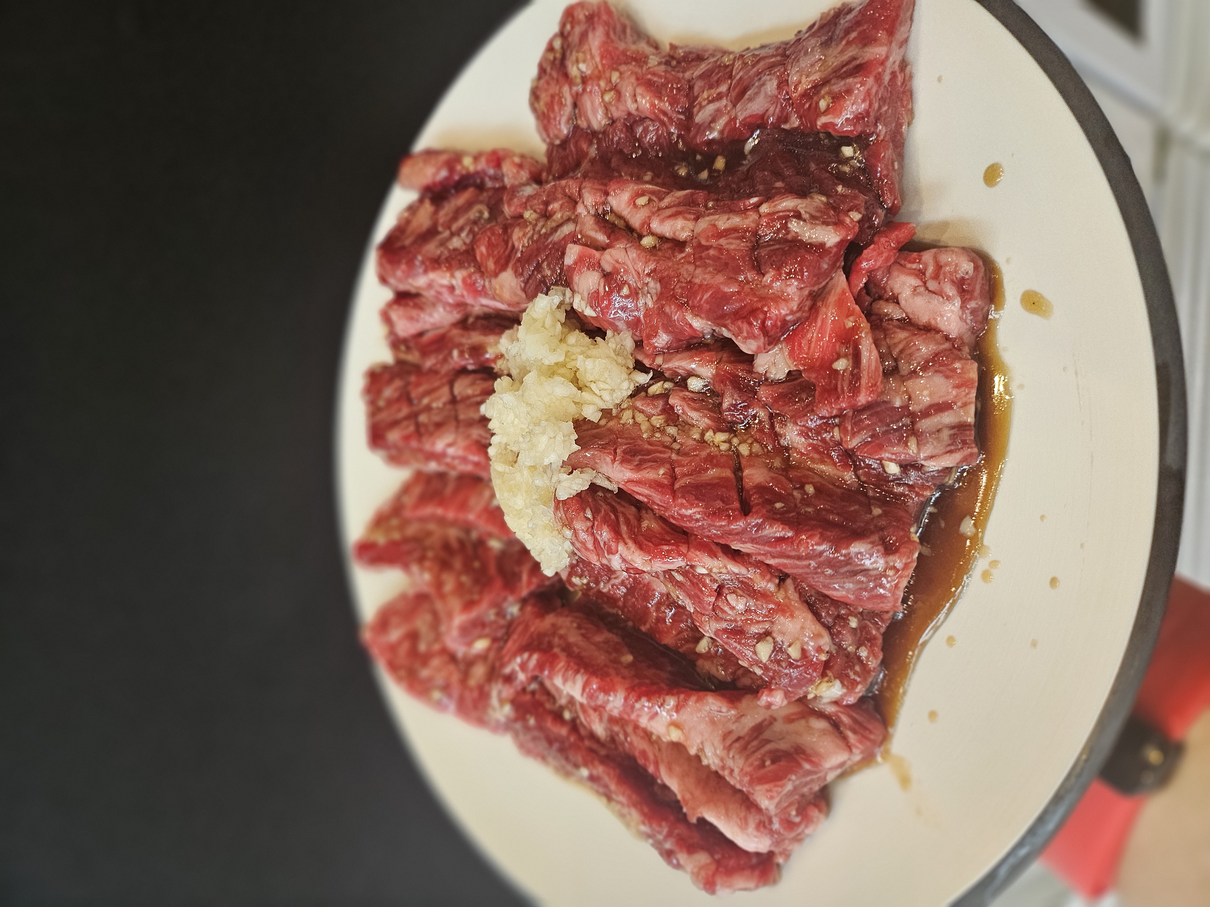 숯불한우갈비살(간장/소금)