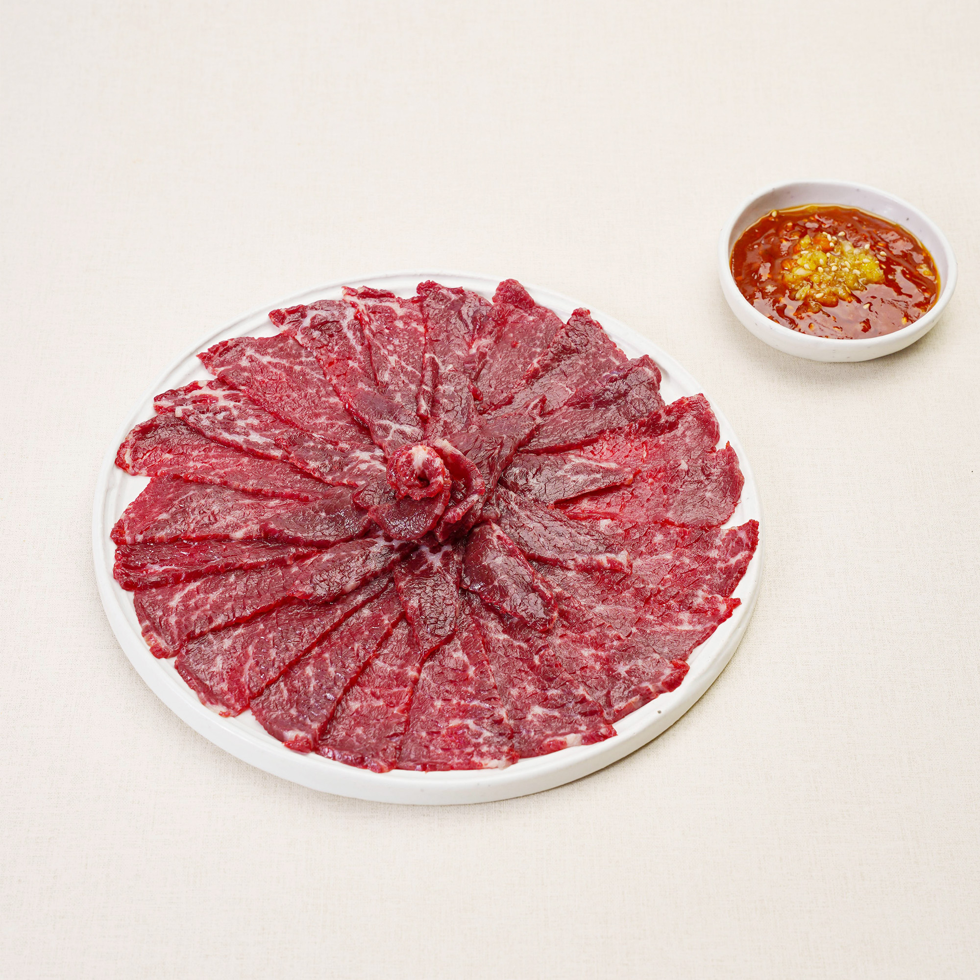 한우 육사시미