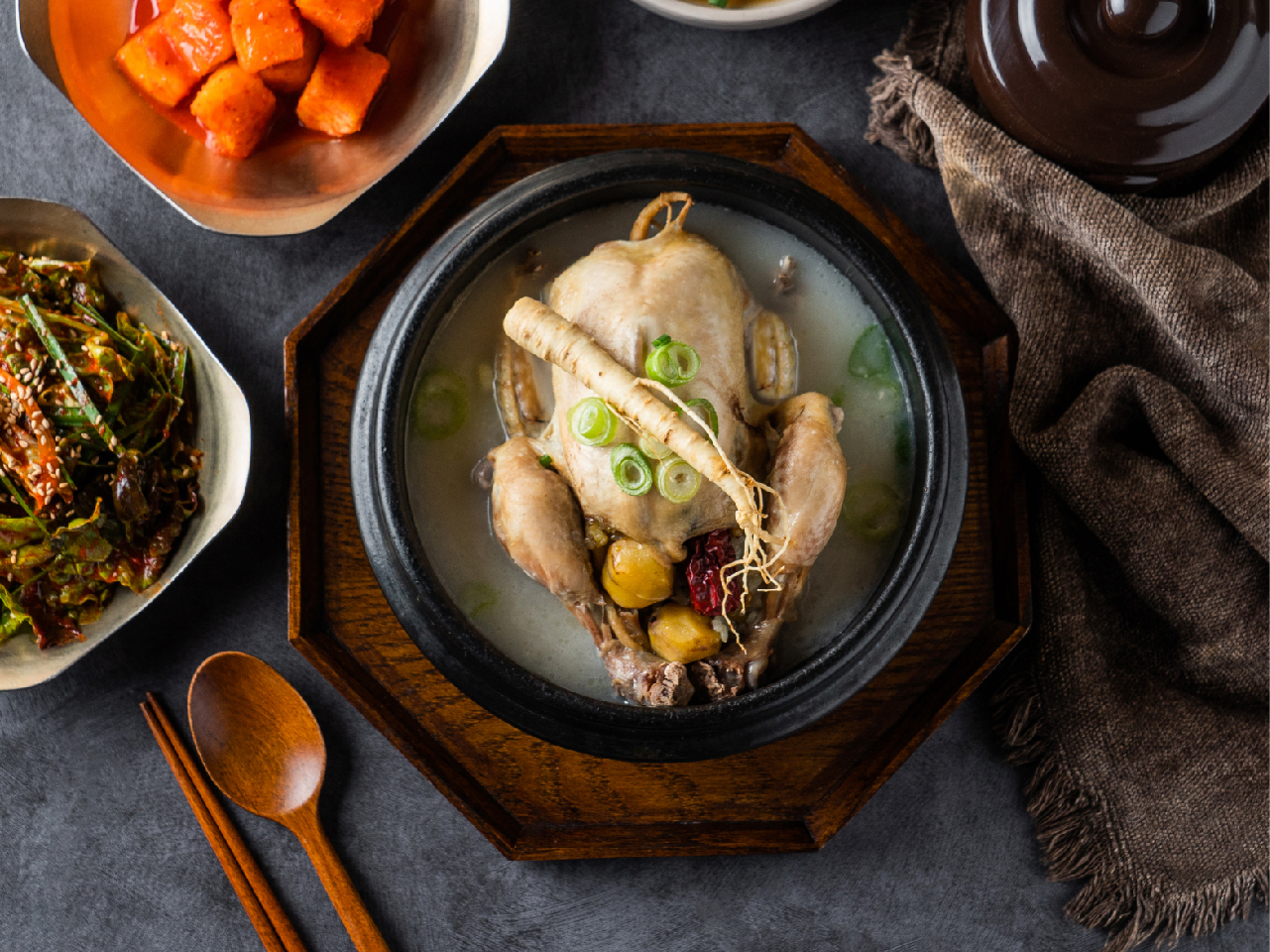 사골삼계탕(여름)