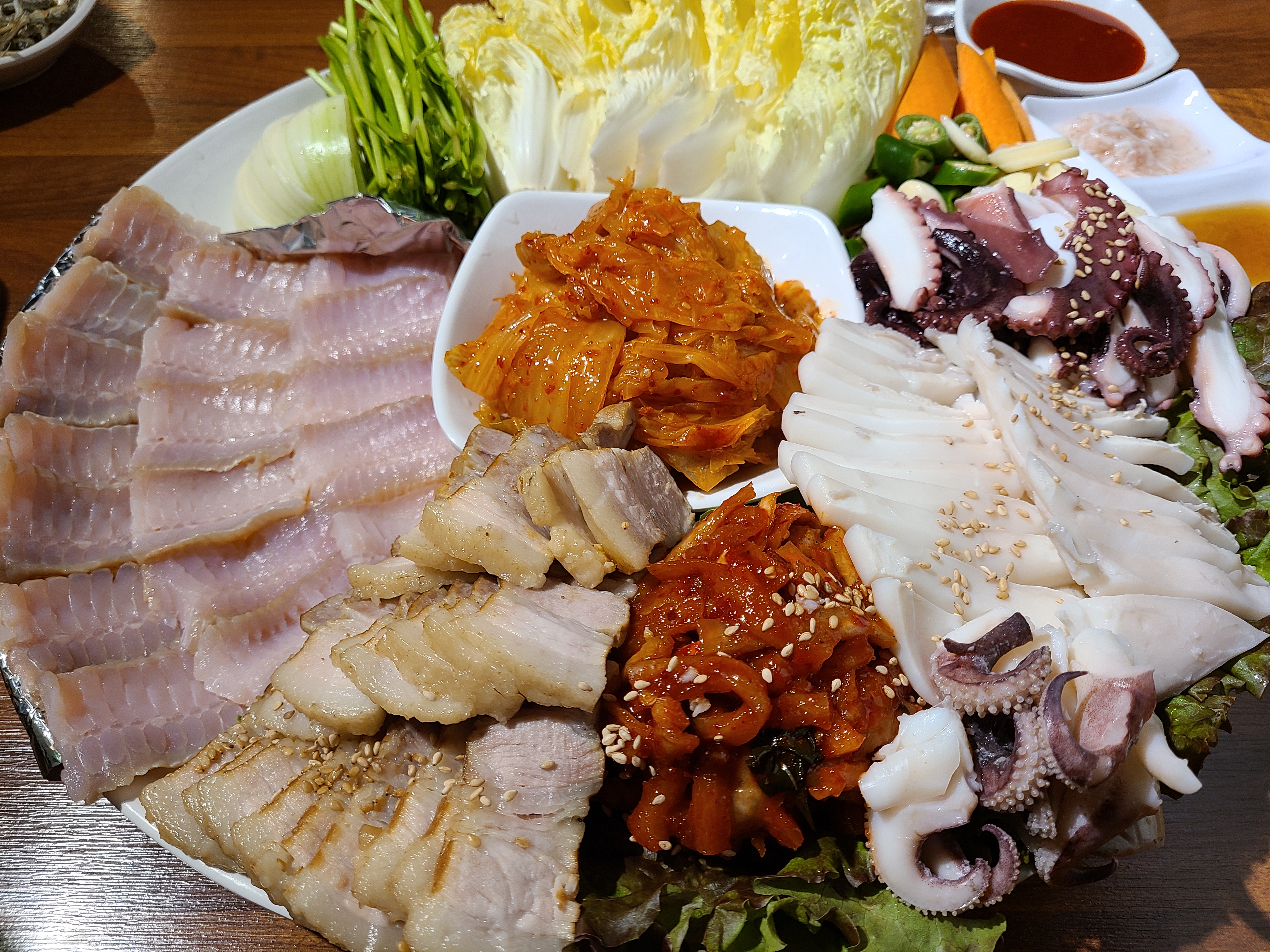 문어+갑오징어+홍어+보쌈고기