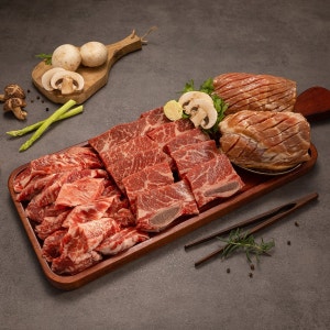 특모듬한판(왕갈비) 1,500g