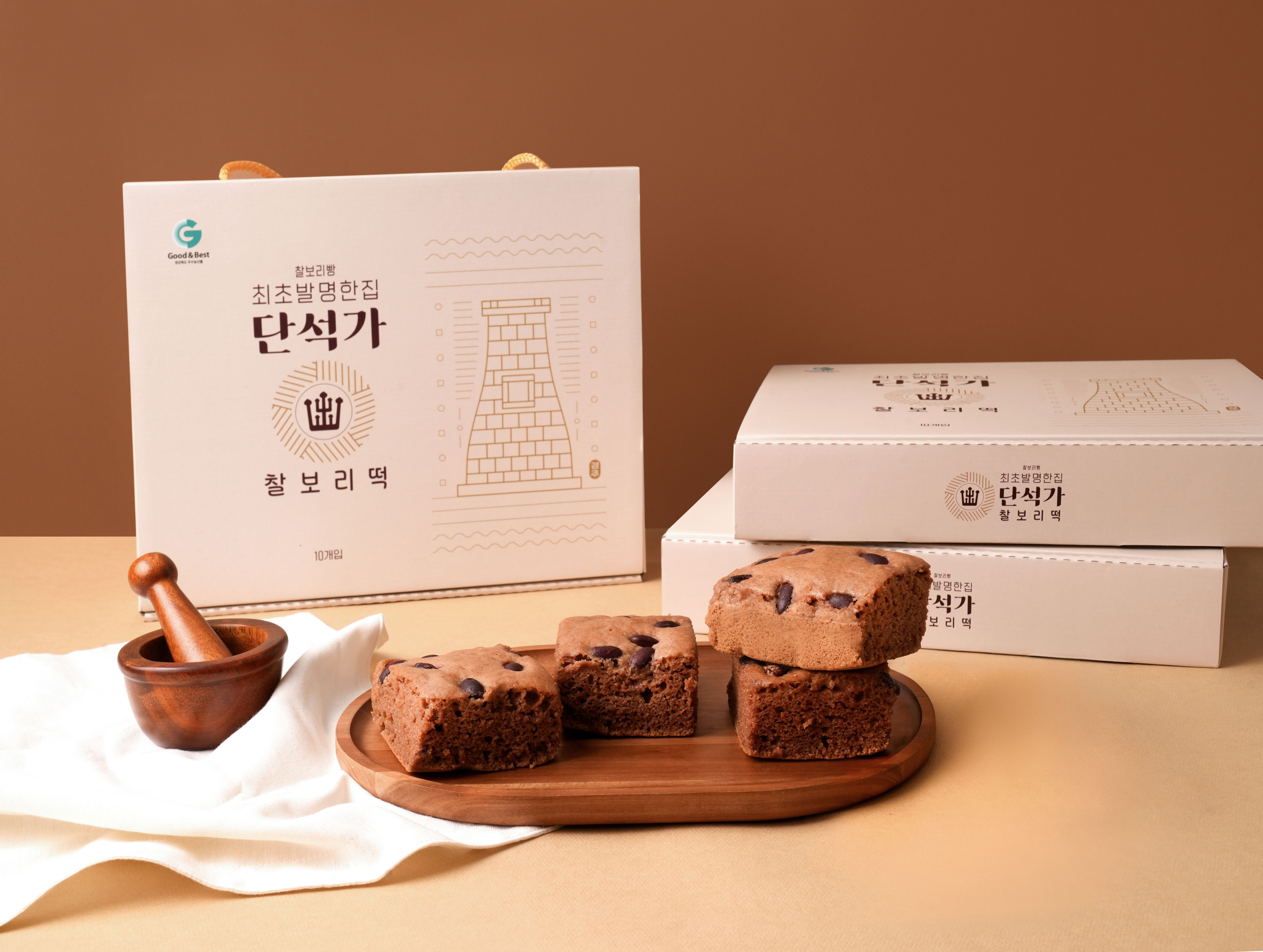 단석가 찰보리떡 10개입
