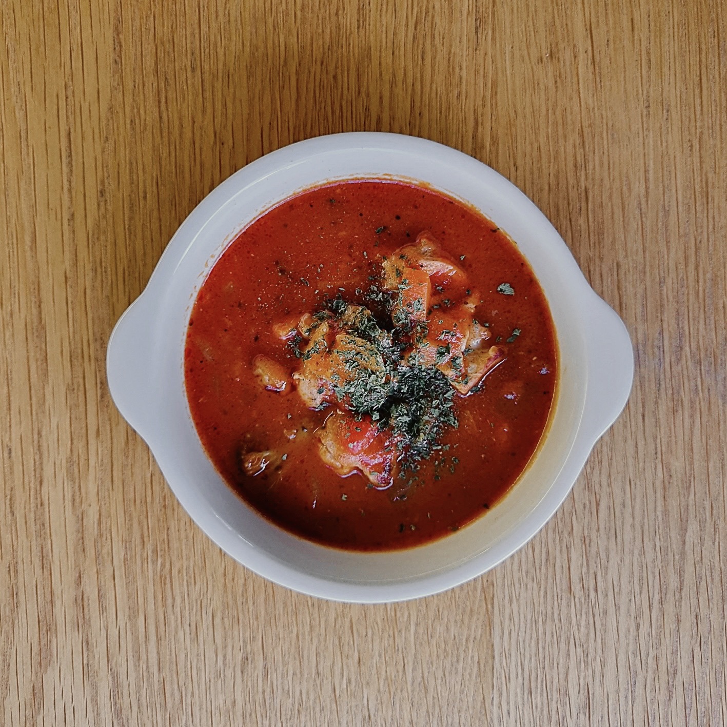로스티드치킨 토마토바질 스튜