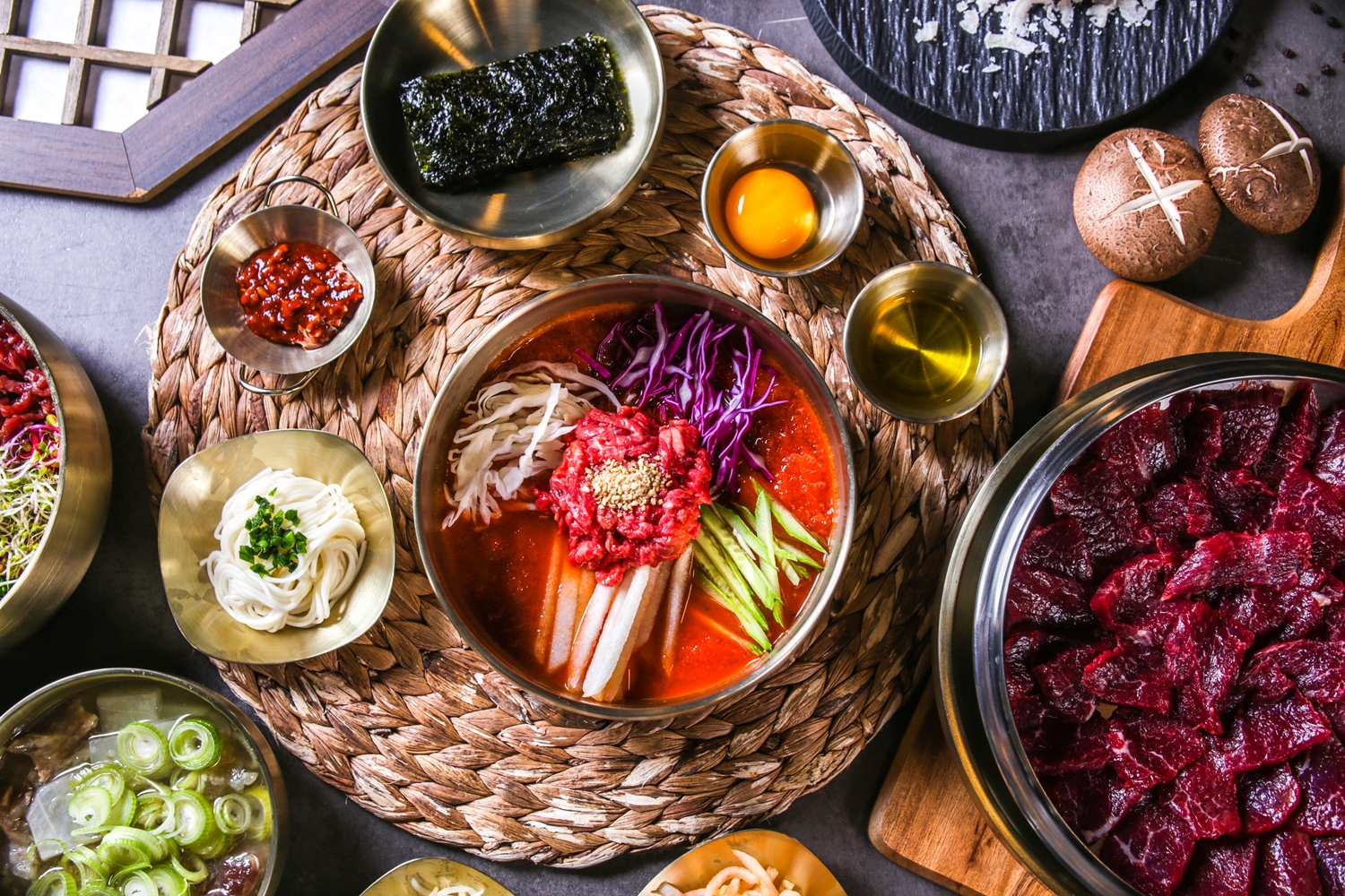 바른집 한우 육회물회(특)