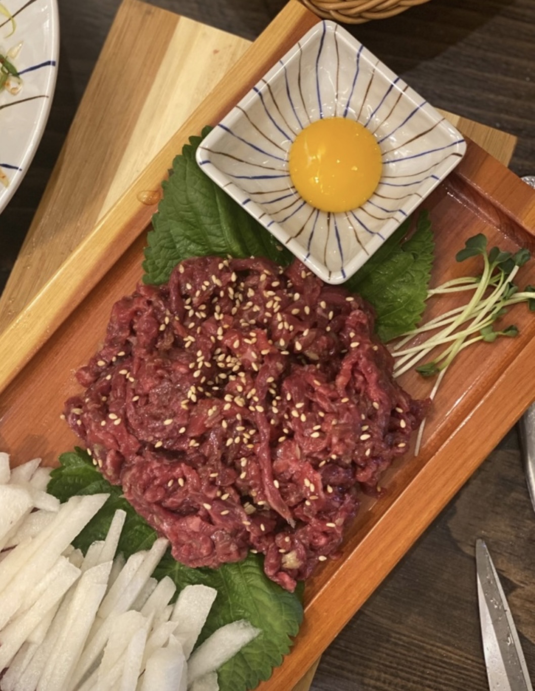 한우육회(150g)