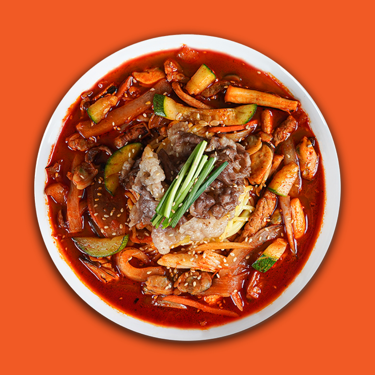 차돌짬뽕(면 또는 밥)