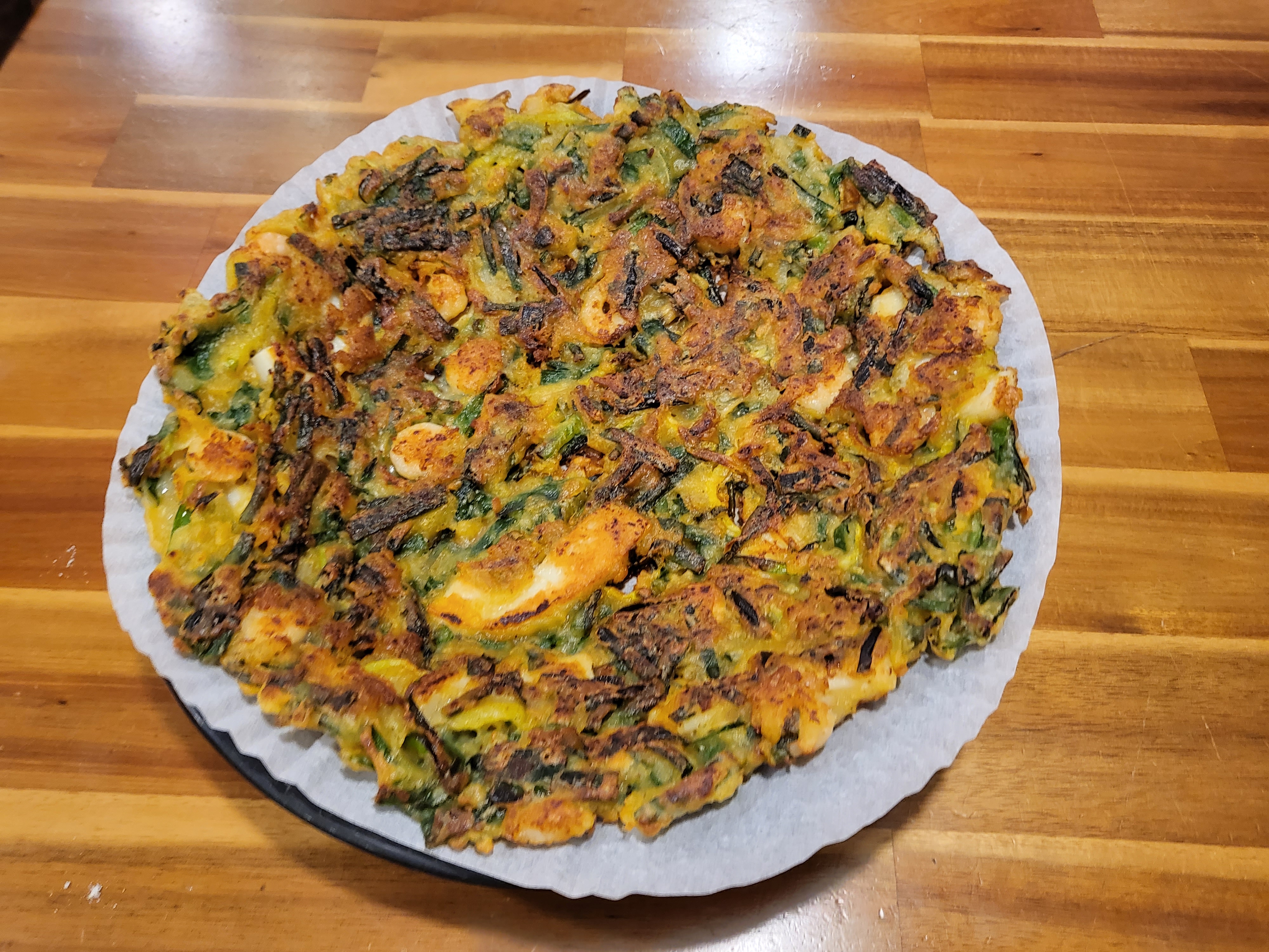 바지락새우전