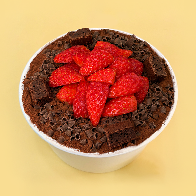 생딸기 초코 빙수