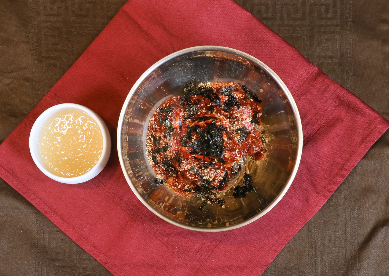 떡갈비+비빔막국수