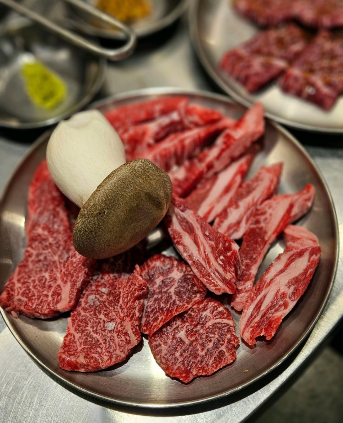 한우짝갈비살모듬 100g