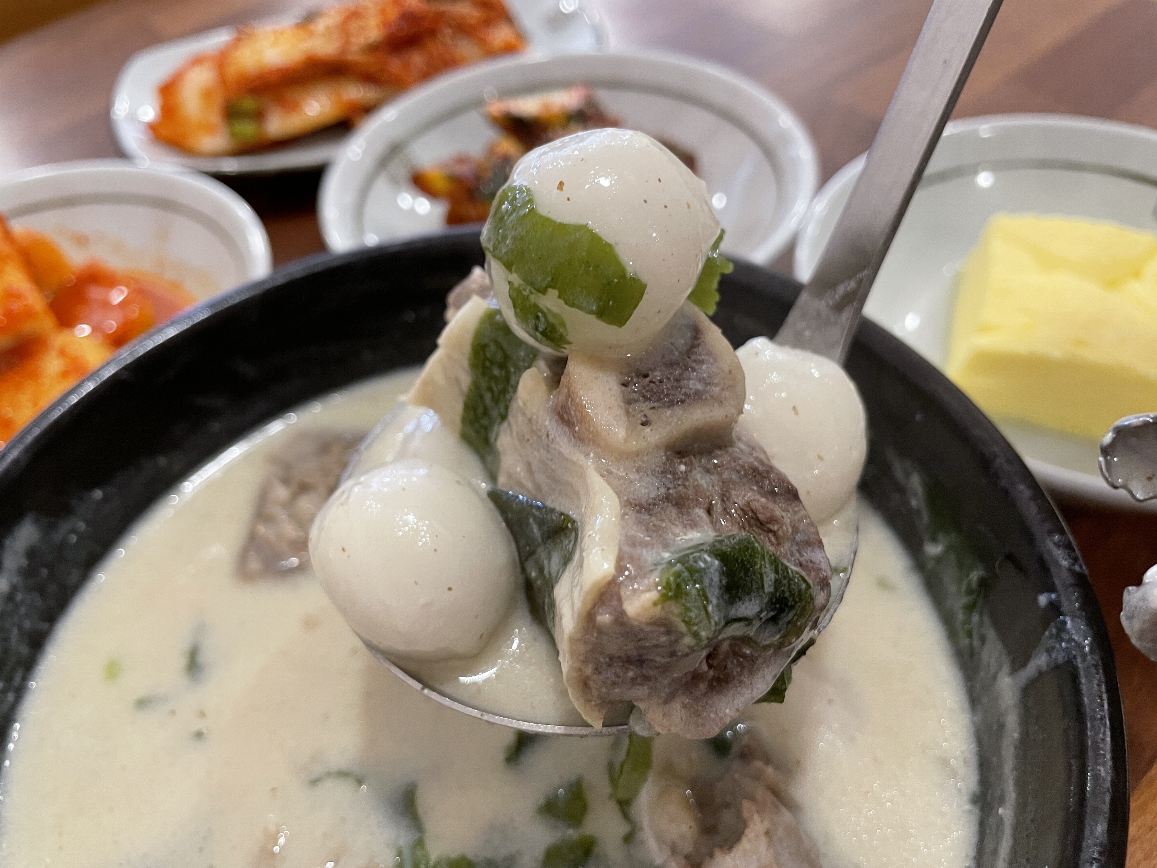 들깨갈비옹심이
