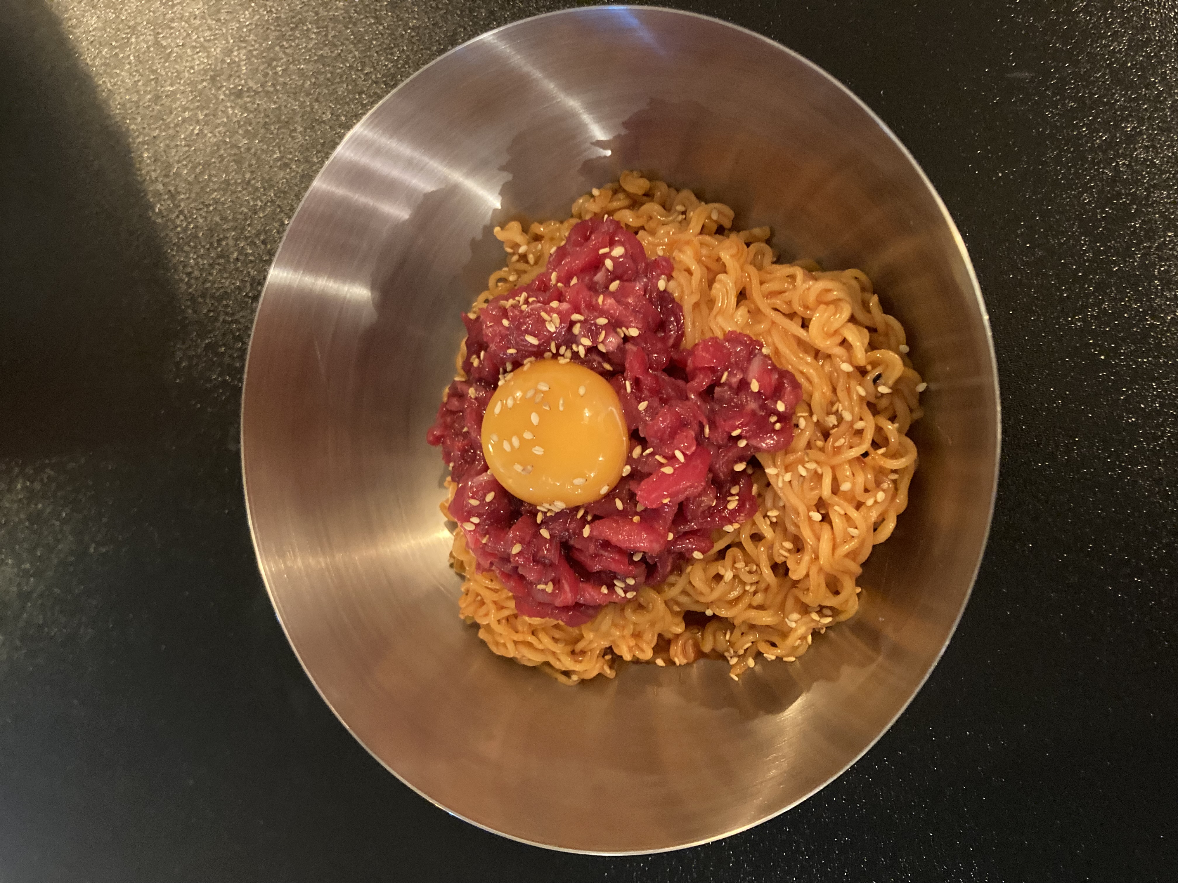 육회비빔면