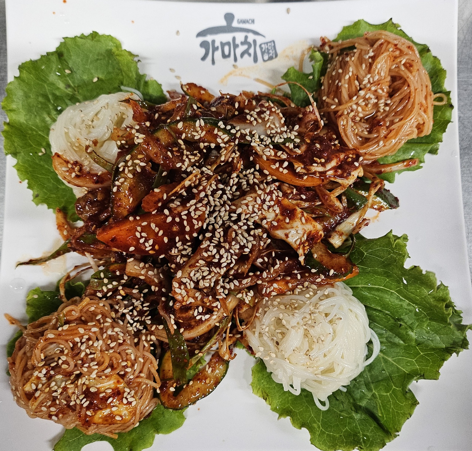 통닭/치킨 골뱅이무침 소면 세트
