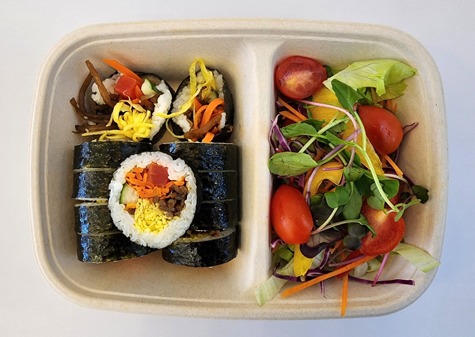 김밥+샐러드