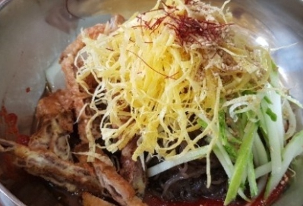 진주육전비빔냉면