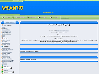 http://www.aclantis.com/modules.php?name=Your_Account&op=userinfo&username=GregorioQ