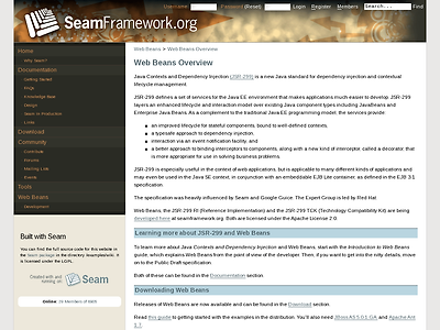 http://www.seamframework.org/WebBeans