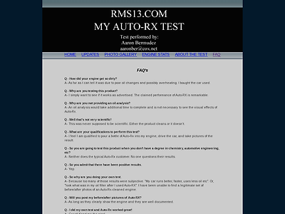 http://www.auto-rx.com/rms13/faq.htm