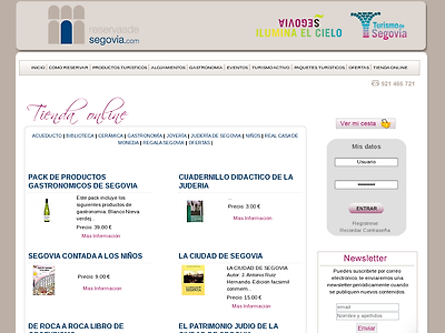 http://www.reservasdesegovia.com/tienda.asp