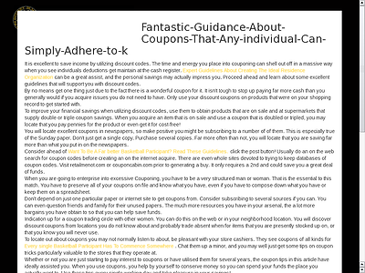 http://www.internetblackout.org/index.php?title=Fantastic-Guidance-About-Coupons-That-Any-individual-Can-Simply-Adhere-to-k