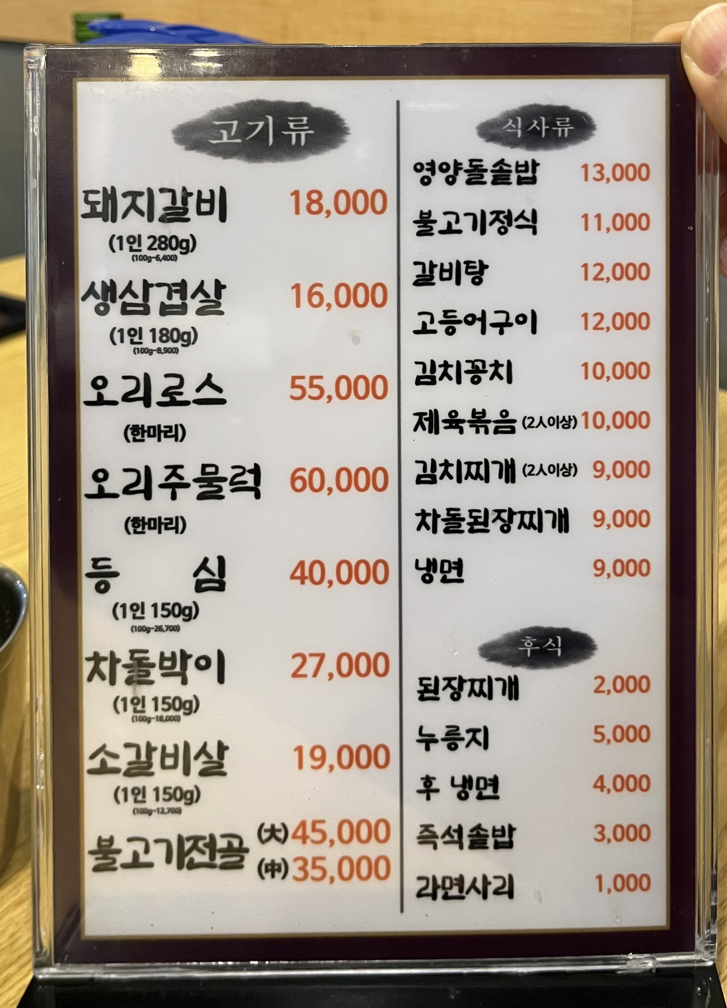 Samdongsutbulgalbi (삼동숯불갈비) 1