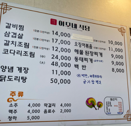 Imonesikdang (이모네식당) 1