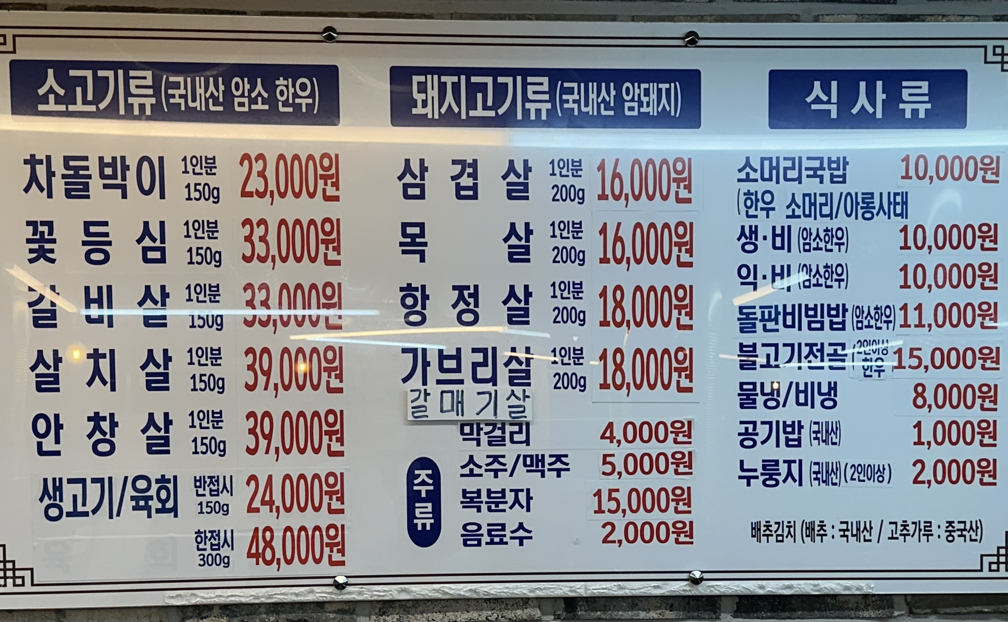 Bangjetgolsikyuksikdang (방젯골식육식당) 1
