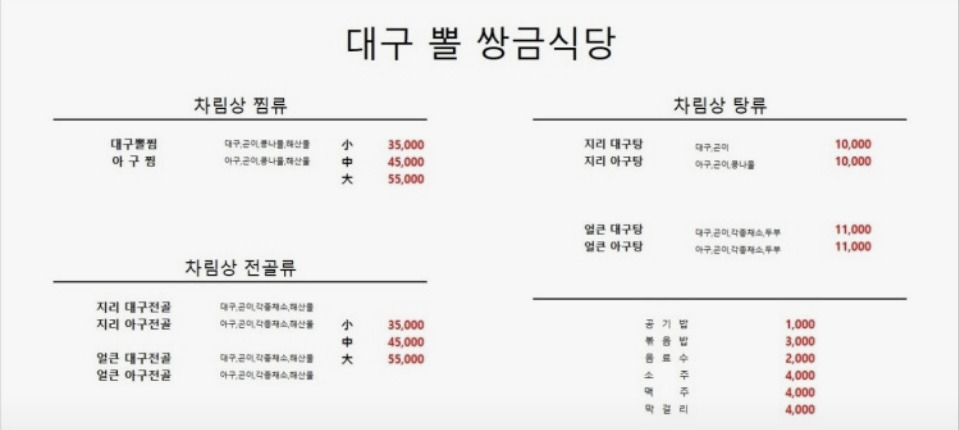 Daeguppolssanggeumsikdang (대구뽈쌍금식당) 3